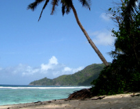 Stunning beaches and turquoise sea in the Seychelles