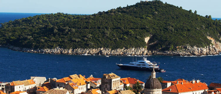 Looking out above Dubrovnik