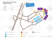 Amsterdam Airport Schiphol map