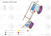 Brisbane Airport map