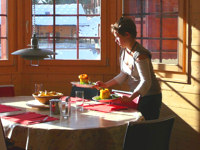 Do you prefer working in a chalet or on the slopes?