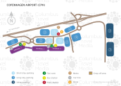 Copenhagen Airport map
