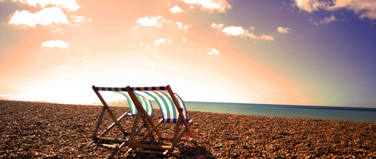 Don't even think you'll get Brighton beach to yourself