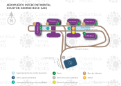 Houston George Bush Intercontinental Airport map