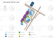 John Wayne Airport map