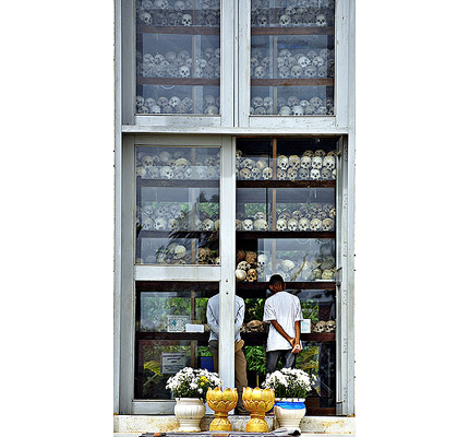 Over 2m died at the hands of the brutal Khmer Rouge regime