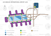Los Angeles International Airport map