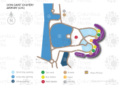 Lyon-Saint Exupéry Airport map