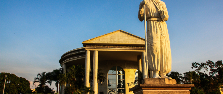 Memorial to the city's founder, explorer Pierre Savorgnan de Brazza