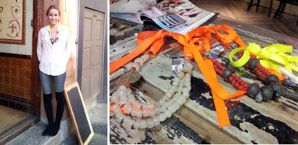 Merchants creative director Tammy Tinker; Guidemore necklaces