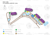 New York LaGuardia Airport map