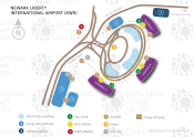 Newark Liberty International Airport map