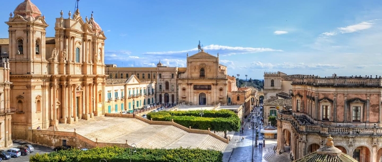 Noto is a charming Sicilian Baroque town.