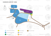 Shannon Airport map