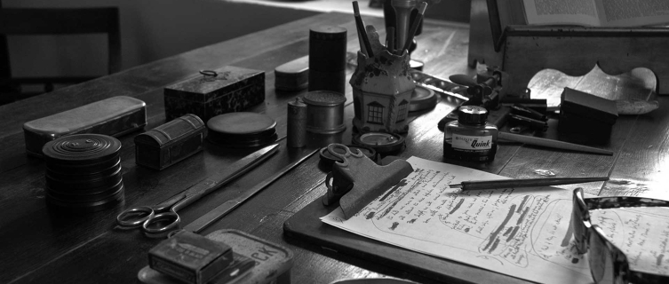 The writing desk of Robert Graves in Mallorca