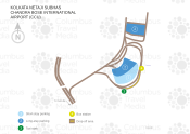 Kolkata Netaji Subhas Chandra Bose International Airport map