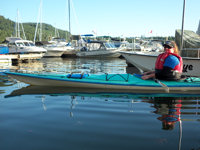 Paddling technique is important.