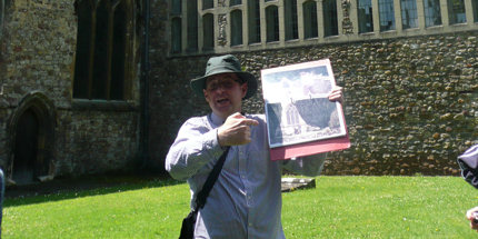 Dr Who tour guide David