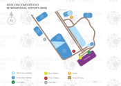 Moscow Domodedovo International Airport map