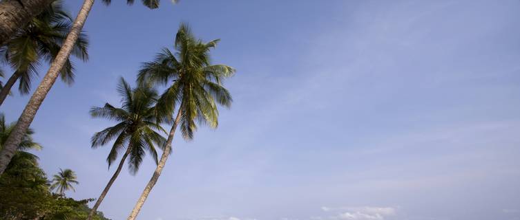 Beautiful beach of Sao Tome e Principe