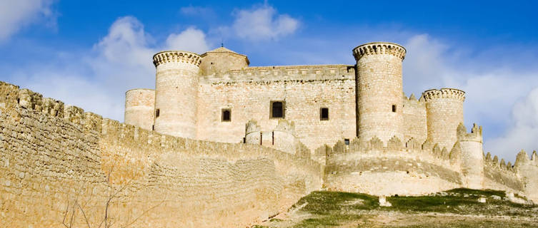 Belmonte Castle near La Mancha, Spain