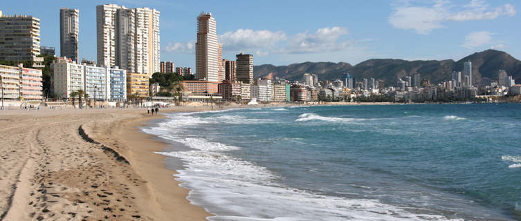 Benidorm beach, Spain