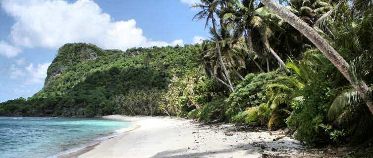 Deserted beach, Micronesia