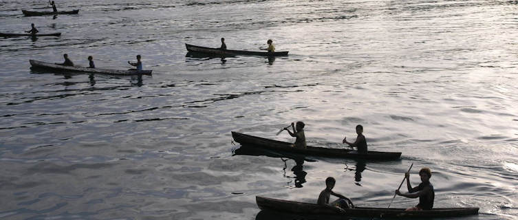 Local boats, Solomon Islands