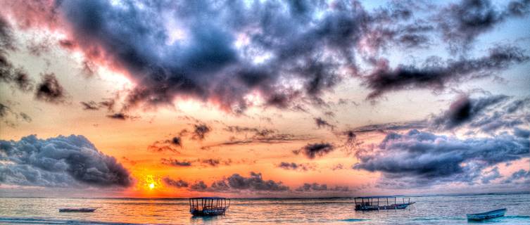 Sunrise on Matemwe Beach, Zanzibar