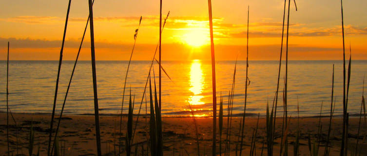 Sunset at Lake Michigan