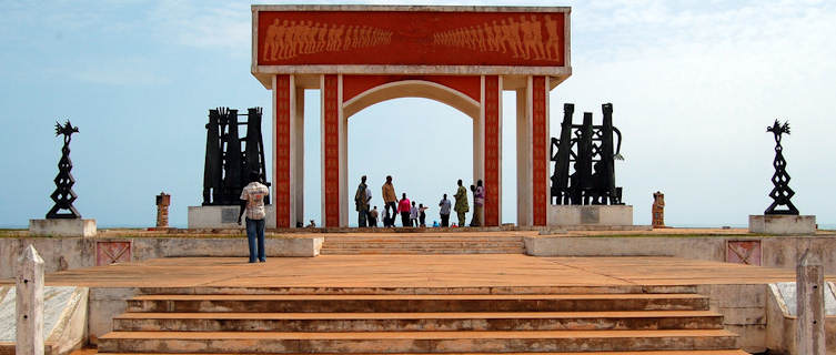 The door of no return, UNESCO heritage site, Ouidah, Benin