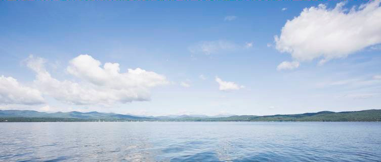 Vermont's tranquil lakes are excellent relaxing sailing