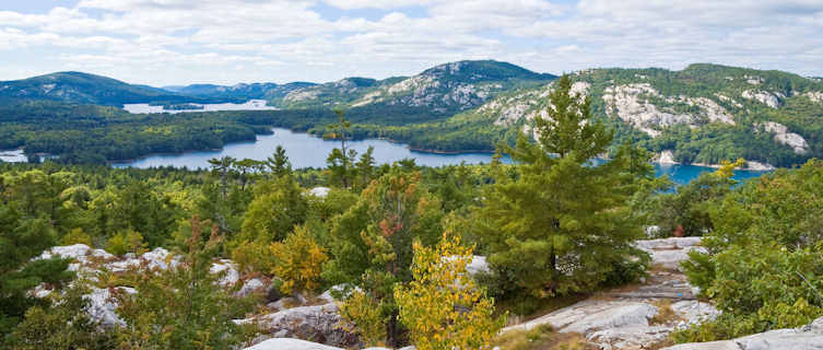View from mountain top in Ontario