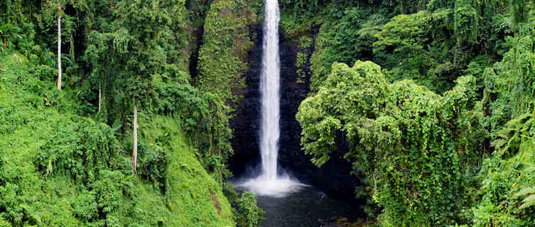 Waterfall in Samoa