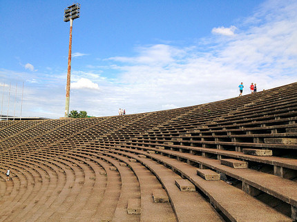 Get a morning's exercise in at the National Stadium