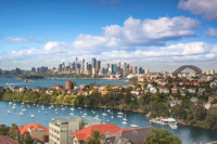 Depart Sydney for the world